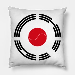 Korean Japanese Multinational Patriot Flag Series Pillow