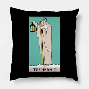 The Hermit Tarot Card - Witchy Magic Pillow