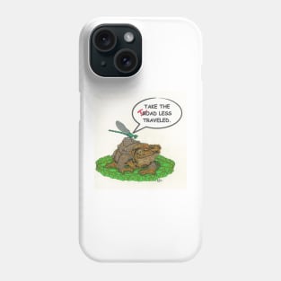 Toad Less Traveled Phone Case