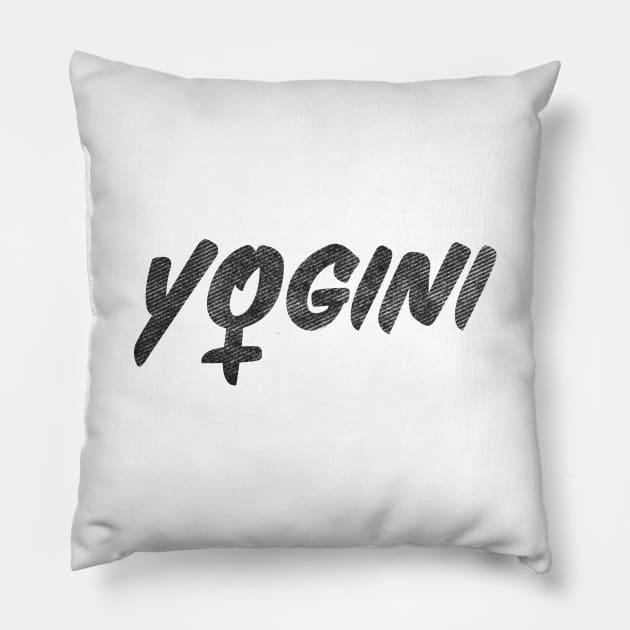 Yogini Pillow by MZeeDesigns