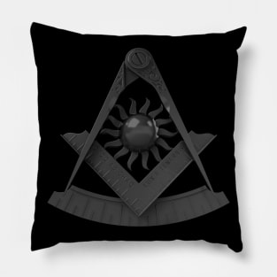 Stealth Past Master Emblem Jewel Masonic Freemason Pillow