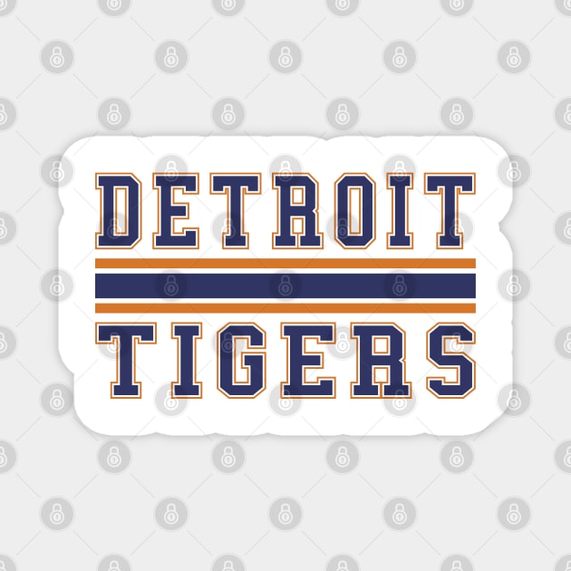 Detroit Tigers Baseball Magnet by Cemploex_Art