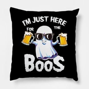 I'm just here for the boos Pillow