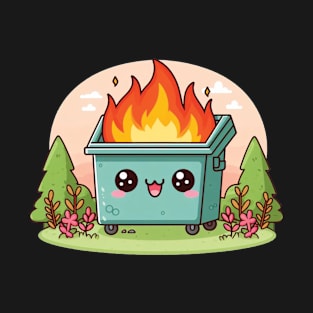 Cute Dumpster Fire T-Shirt