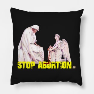 Stop Abortion Jesus Weeps Pro Life Vida Pillow