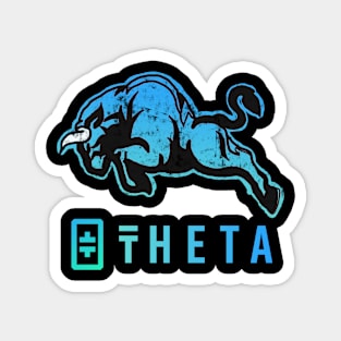 theta coin Crypto coin Cryptocurrency Magnet