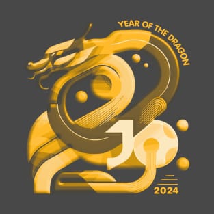 Golden Dragon 2024 - Year of the Dragon T-Shirt