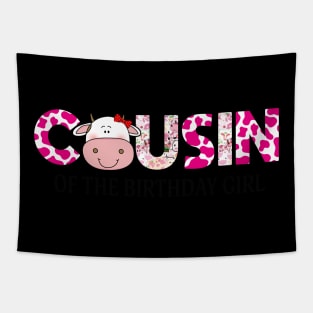 Cousin Of Birthday Girl Farm Animal Bday Party Celebrations Tapestry