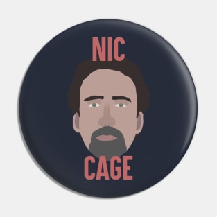 Nicolas Cage Head Pin