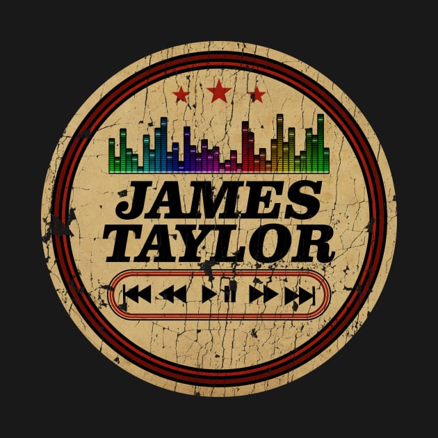 Graphic James Name Retro Distressed Cassette Tape Vintage by On Dragon Wings Studios