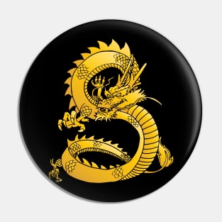 gold dragon Pin