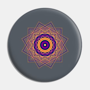 Mandala zeroone Pin