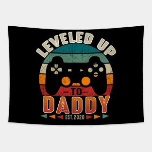 Leveled Up To Daddy EST 2020 Costume Gift Tapestry