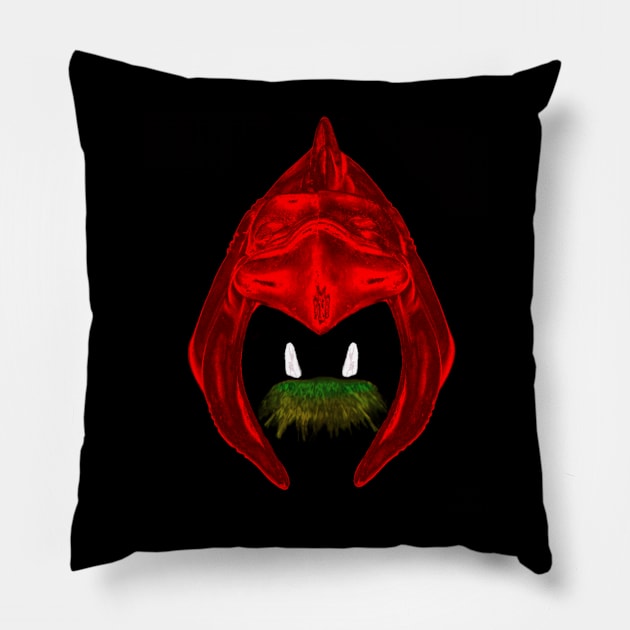 Battle Helmet Pillow by bigbot