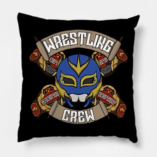 Wrestling crew Jolly Roger pirate flag Pillow