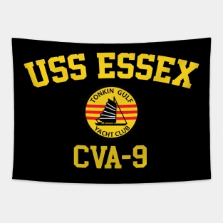 USS Essex CVA-9 Tonkin Gulf Yacht Club Tapestry
