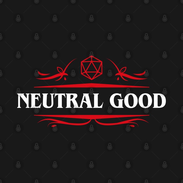 Neutral Good Alignment Dungeons Crawler and Dragons Slayer RPG by pixeptional