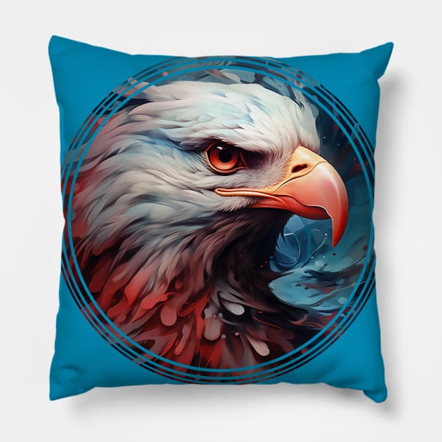 An American Eagle Pillow by DavidLoblaw