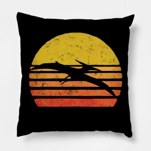 Pterodactylus Pterodactyl Dinosaur Retro Pillow