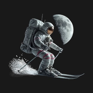 Astronaut skier T-Shirt