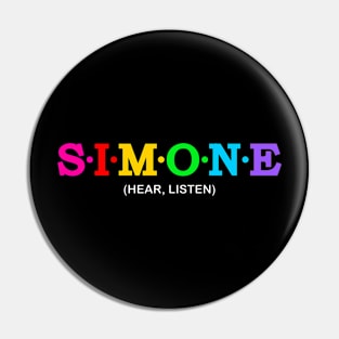 Simone - Hear, listen. Pin