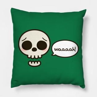 Screaming skull Pillow