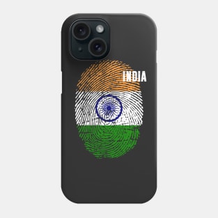 India Flag Fingerprint My Story DNA Indian Phone Case