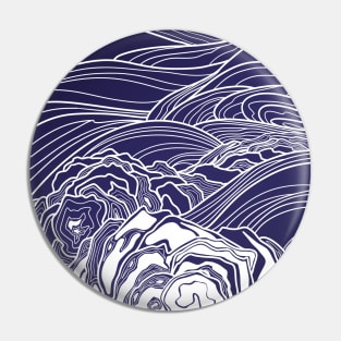 À rebours: marine landscape Pin