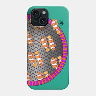 Clownfish on black Phone Case