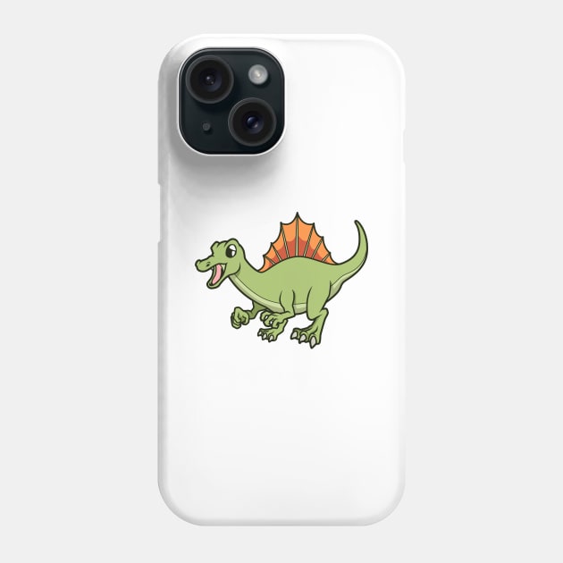 Kawaii Spinosaurus Phone Case by Modern Medieval Design