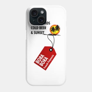 Bora Bora Sunset Phone Case