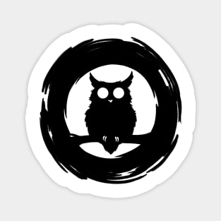Owl Illustration Magnet