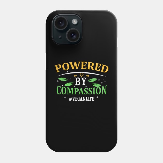 Powered By Compassion Phone Case by MZeeDesigns