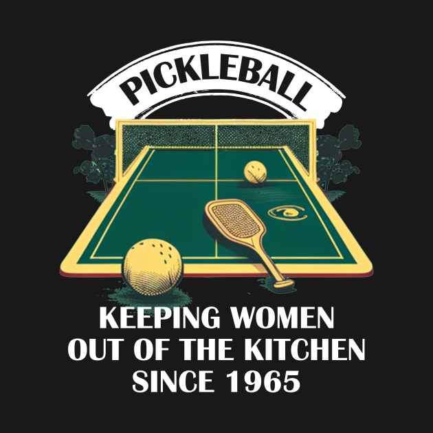 Funny Pickleball Kitchen - Feminist Kitchen by TriHarder12