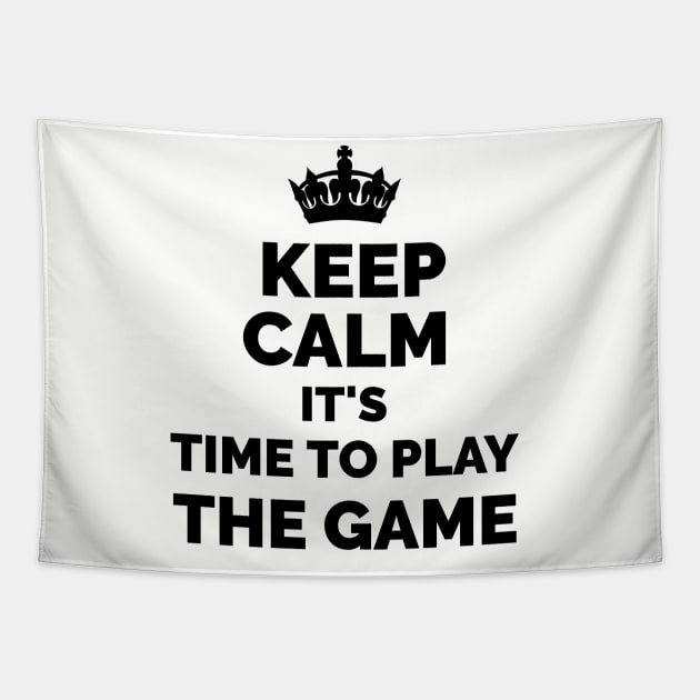 Keep Calm It's Time To Play The Game - WWE Triple H inspired Tapestry by WizardingWorld