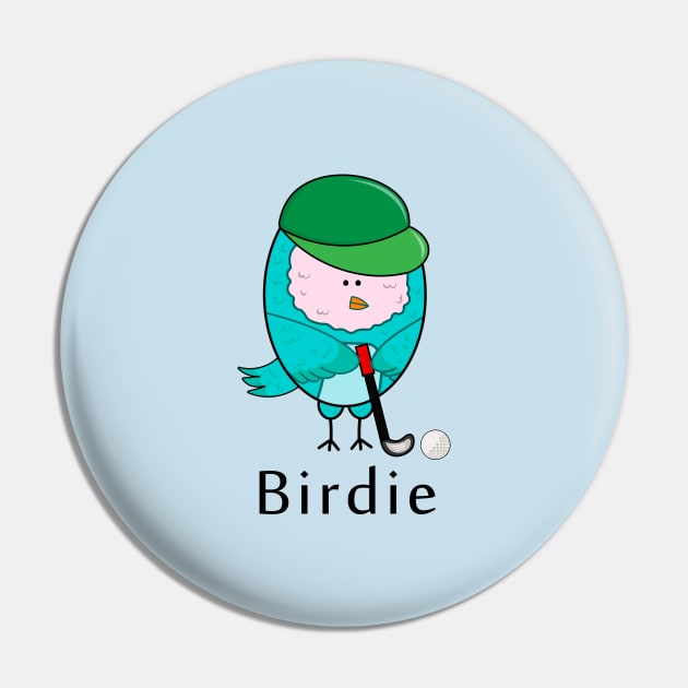 birdie Pin by wordspotrayal