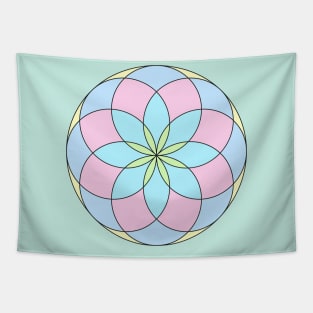 flower mandala Tapestry