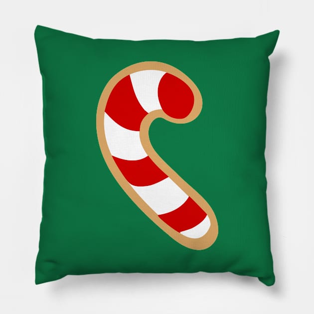 Cookie Cane Pillow by traditionation