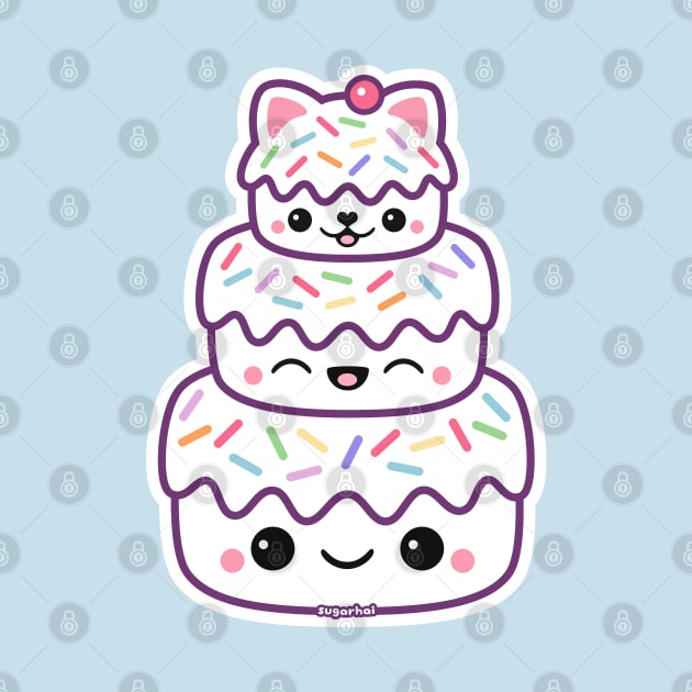 Kitty Cat Cake by sugarhai