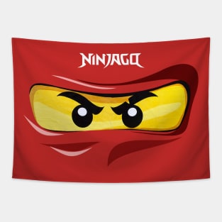 Ninjago Eyes RED Ninja FanArt FanMade Tapestry