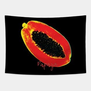 Fruit Identity Papaya Tapestry