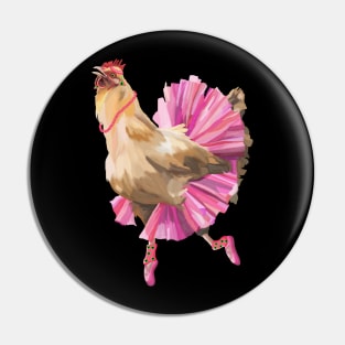 Fashionable 80's Chicken Pin