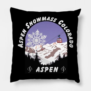 Aspen  Snowmass, USA. Gift Ideas For The Ski Enthusiast. Pillow