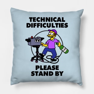 Technical Television Problem Pillow