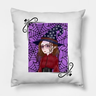 Modern Witch with Vintage Flair Pillow