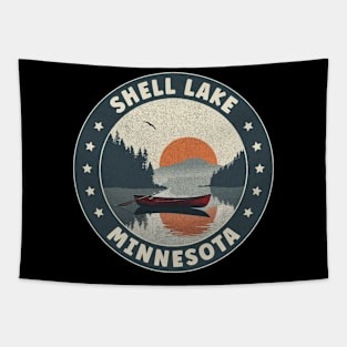 Shell Lake Minnesota Sunset Tapestry