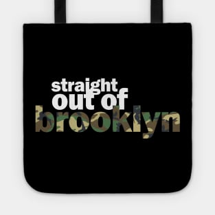 STR8OUTOFBROOKLYN camo Tote