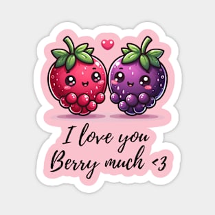 I Love You Berry Much | Valentine | Valentines Gift | Cute Magnet