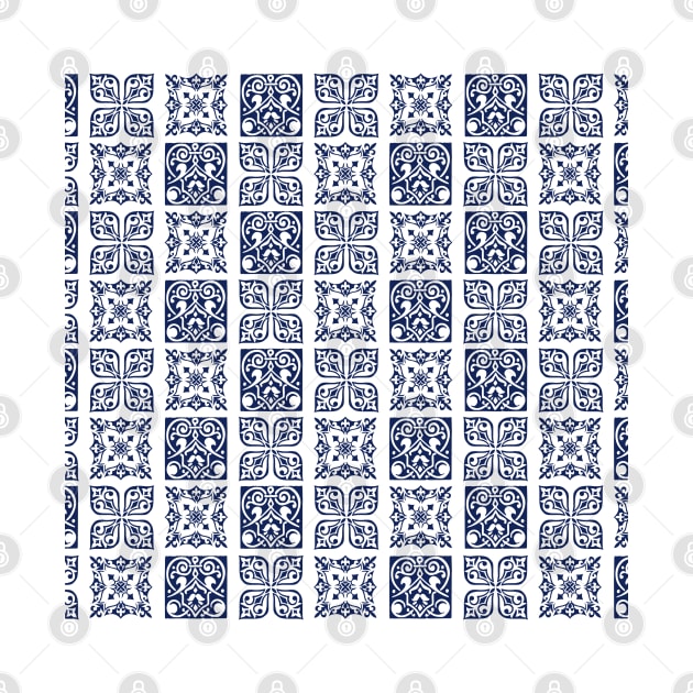 Blue tile pattern by SamridhiVerma18