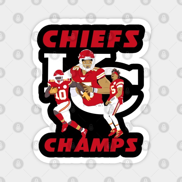 Chiefs Magnet by FootballBum